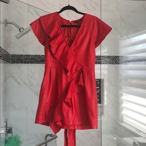 Marissa Webb Josefina Leather Dress - small